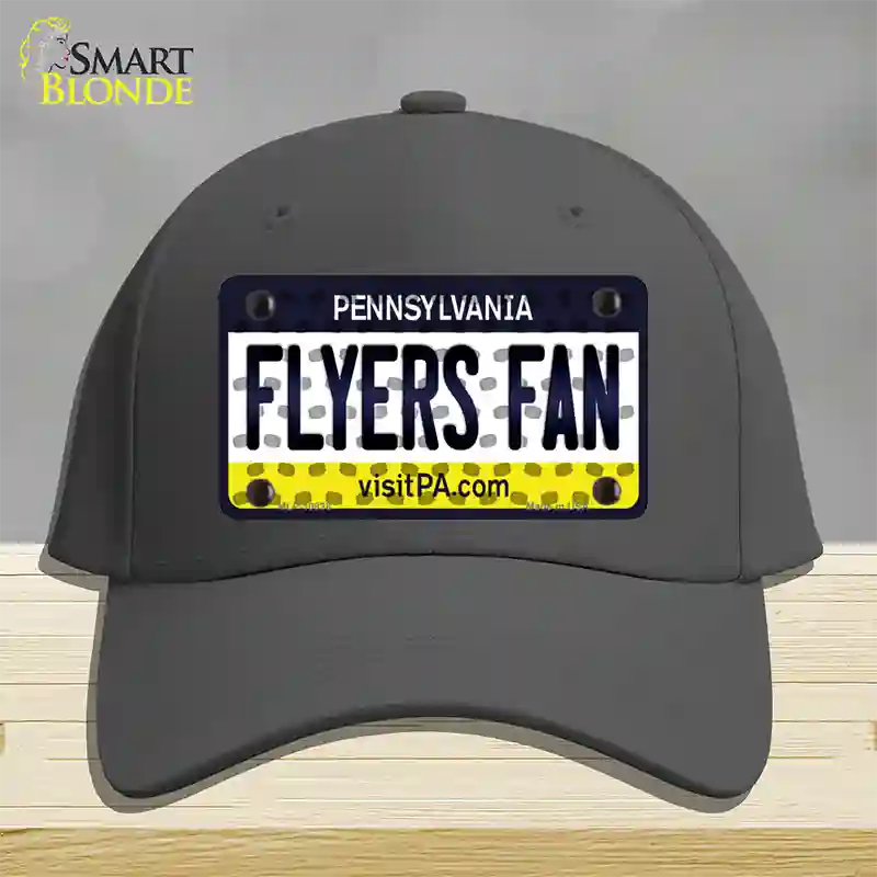 Flyers Fan Pennsylvania Novelty License Plate Hat Cotton / Charcoal