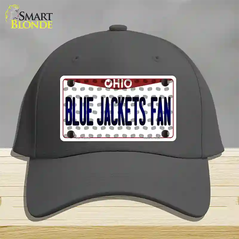 Blue Jackets Fan Ohio Novelty License Plate Hat Cotton / Charcoal