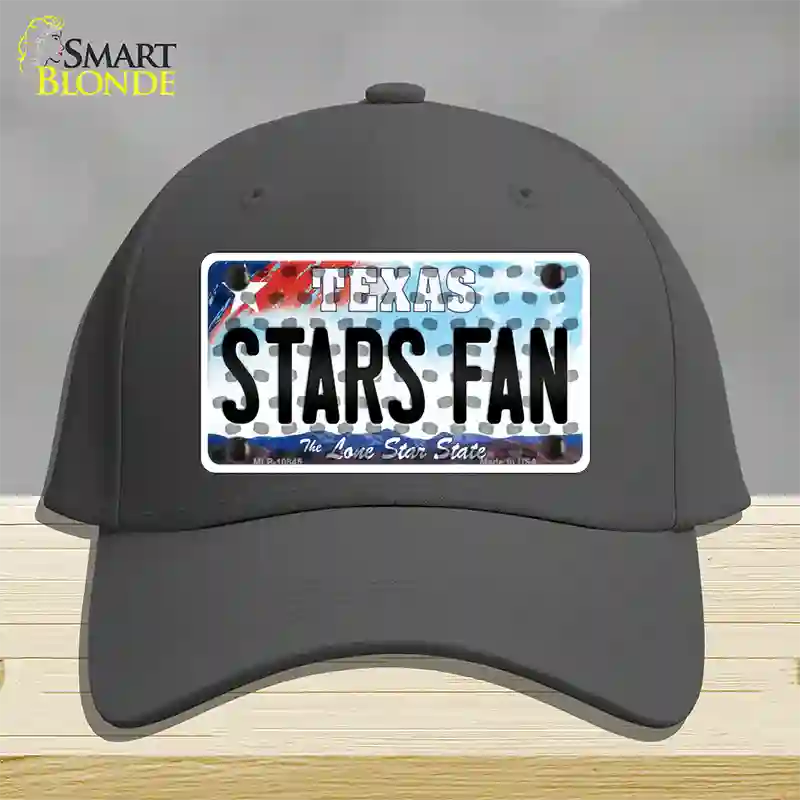 Stars Fan Texas Novelty License Plate Hat Cotton / Charcoal