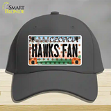 Hawks Fan Georgia Novelty License Plate Hat Cotton / Charcoal