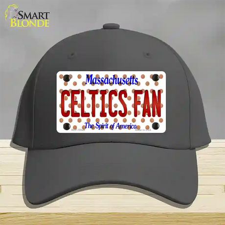 Celtics Fan Massachusetts Novelty License Plate Hat Cotton / Charcoal