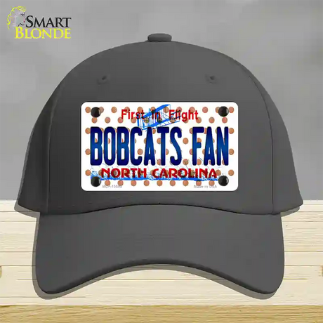 Hornets Fan North Carolina Novelty License Plate Hat Cotton / Charcoal