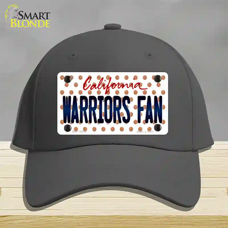 Warriors Fan California Novelty License Plate Hat Cotton / Charcoal