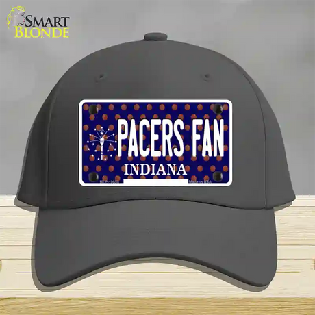 Pacers Fan Indiana Novelty License Plate Hat Cotton / Charcoal