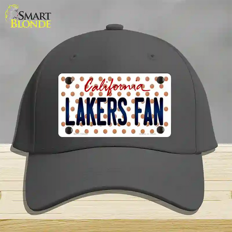 Lakers Fan California Novelty License Plate Hat Cotton / Charcoal