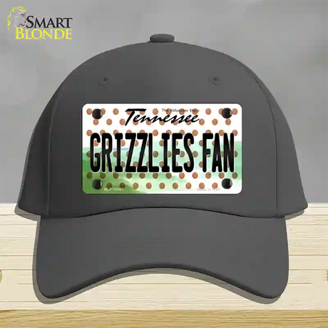 Grizzlies Fan Tennessee Novelty License Plate Hat Cotton / Charcoal