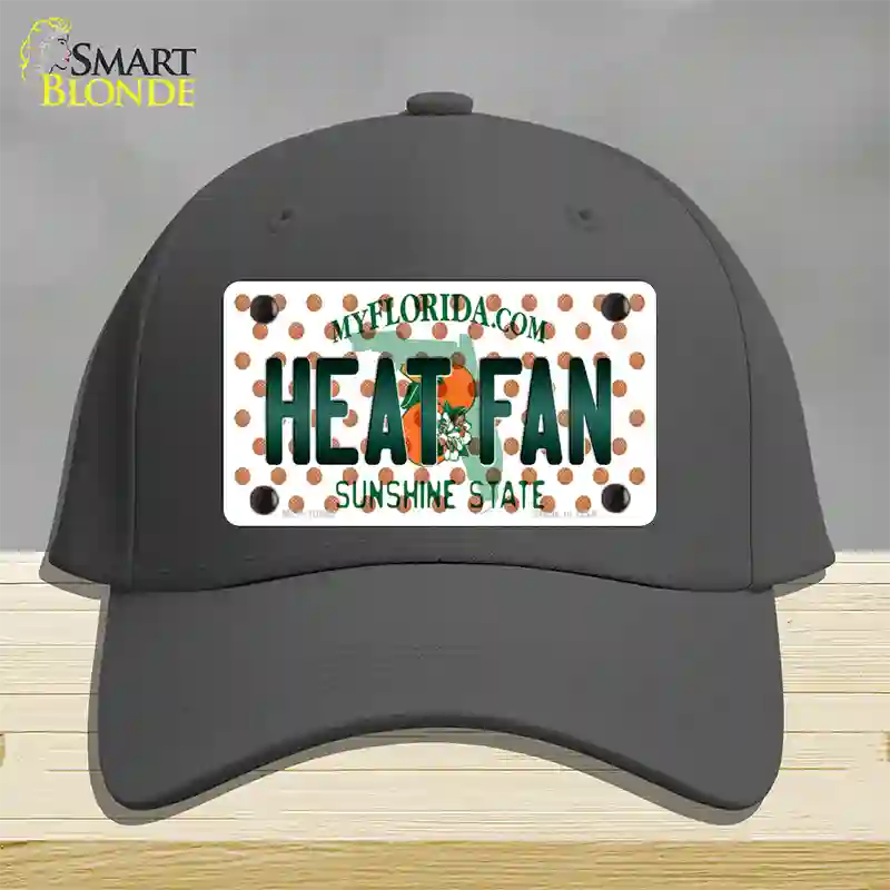 Heat Fan Florida Novelty License Plate Hat Cotton / Charcoal