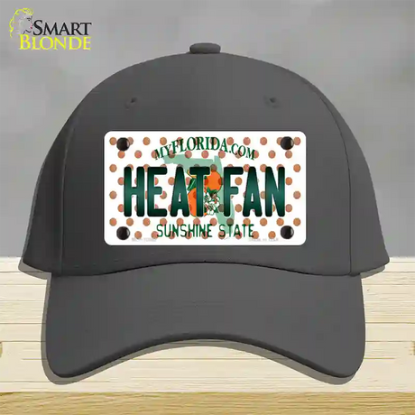 Heat Fan Florida Novelty License Plate Hat Cotton / Charcoal