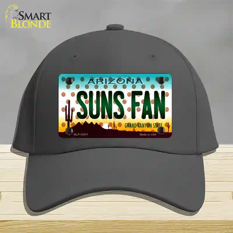 Arizona Suns Fan Novelty License Plate Hat Cotton / Charcoal