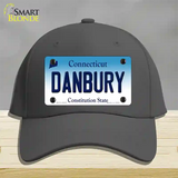 Danbury Connecticut Novelty License Plate Hat Cotton / Charcoal