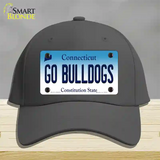 Go Bulldogs Connecticut Novelty License Plate Hat Cotton / Charcoal