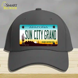 Sun City Grand Arizona Novelty License Plate Hat Cotton / Charcoal