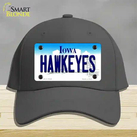 Hawkeyes Iowa Novelty License Plate Hat Cotton / Charcoal