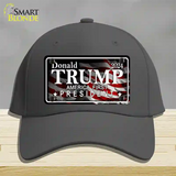 America First Trump Novelty License Plate Hat Cotton / Charcoal