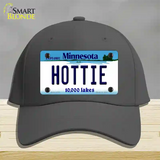 Hottie Minnesota State Novelty License Plate Hat Cotton / Charcoal