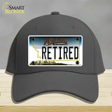 Retired Montana State Novelty License Plate Hat Cotton / Charcoal