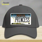 Princess Montana State Novelty License Plate Hat Cotton / Charcoal