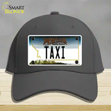 Taxi Montana State Novelty License Plate Hat Cotton / Charcoal