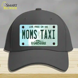 Moms Taxi New Hampshire State Novelty License Plate Hat Cotton / Charcoal