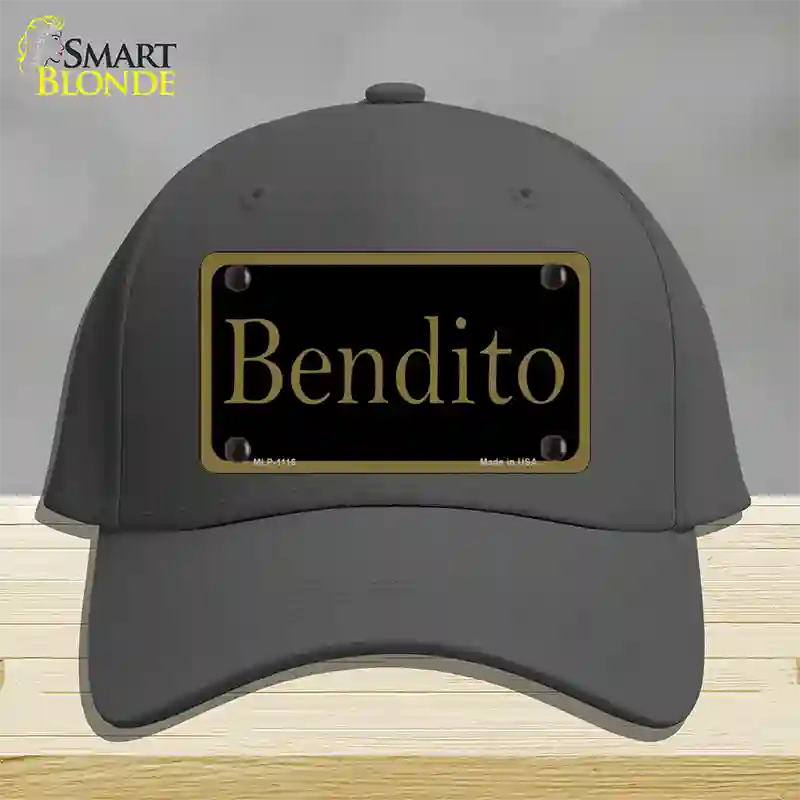 Bendito Novelty License Plate Hat Cotton / Charcoal