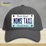 Moms Taxi Rhode Island State Novelty License Plate Hat Cotton / Charcoal