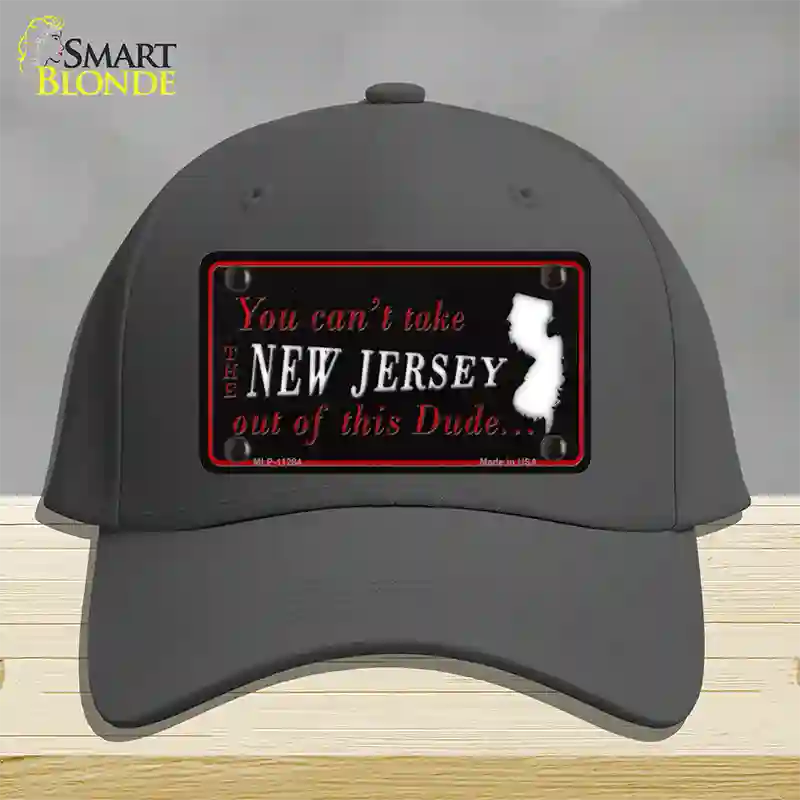 New Jersey Dude Novelty License Plate Hat Cotton / Charcoal