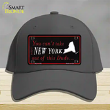 New York Dude Novelty License Plate Hat Cotton / Charcoal