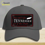 Tennessee Dude Novelty License Plate Hat Cotton / Charcoal