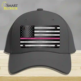 Thin Pink Line Novelty License Plate Hat Cotton / Charcoal