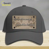 If Love Could Have Saved You Novelty License Plate Hat Cotton / Charcoal