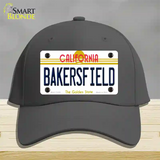 Bakersfield California Novelty License Plate Hat Cotton / Charcoal