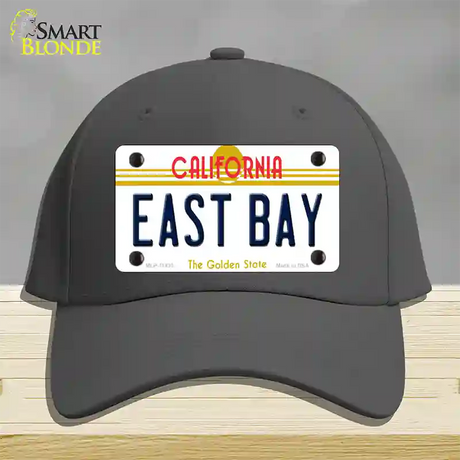 East Bay California Novelty License Plate Hat Cotton / Charcoal