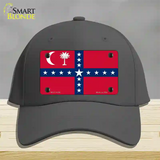 South Carolina Sovereignty Flag Novelty License Plate Hat Cotton / Charcoal