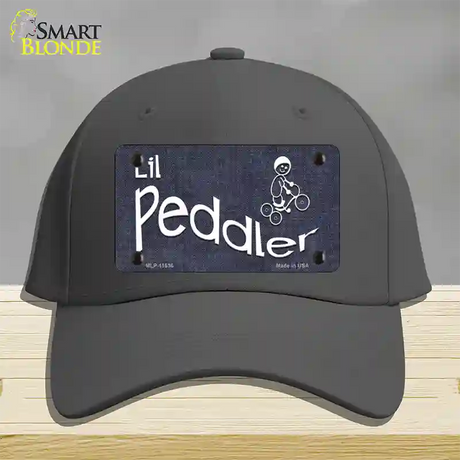 Lil Peddler Novelty License Plate Hat Cotton / Charcoal