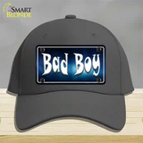 Bad Boy Novelty License Plate Hat Cotton / Charcoal