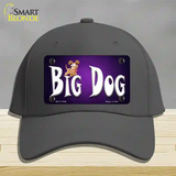 Big Dog Novelty License Plate Hat Cotton / Charcoal