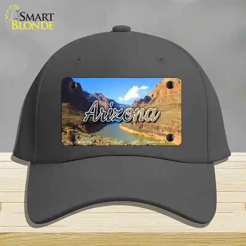 Arizona Canyon State Novelty License Plate Hat Cotton / Charcoal