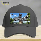 Arkansas Rusty Bridge State Novelty License Plate Hat Cotton / Charcoal