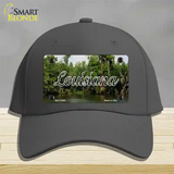 Louisiana Swamp State Novelty License Plate Hat Cotton / Charcoal