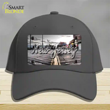 New Jersey Boardwalk State Novelty License Plate Hat Cotton / Charcoal