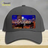 Oregon Firework City Lights State Novelty License Plate Hat Cotton / Charcoal