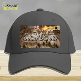 South Dakota Mt Rushmore State Novelty License Plate Hat Cotton / Charcoal