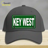 Key West Novelty License Plate Hat Cotton / Charcoal