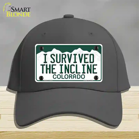 I Survived The Incline Colorado Novelty License Plate Hat Cotton / Charcoal