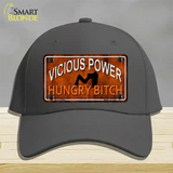 Vicious Power Novelty License Plate Hat Cotton / Charcoal