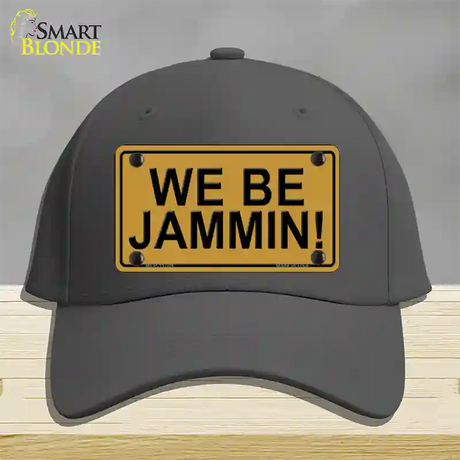 We Be Jammin Novelty License Plate Hat Cotton / Charcoal