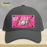 Baseball Mom Novelty License Plate Hat Cotton / Charcoal