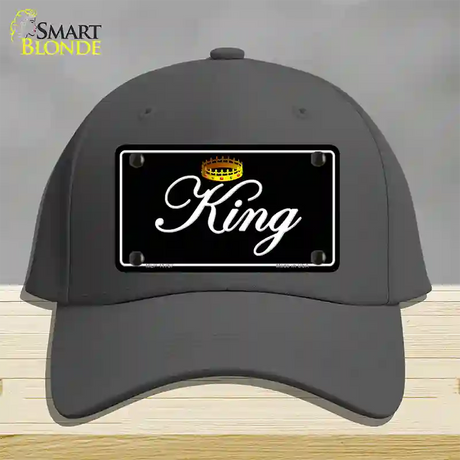 King Novelty License Plate Hat Cotton / Charcoal