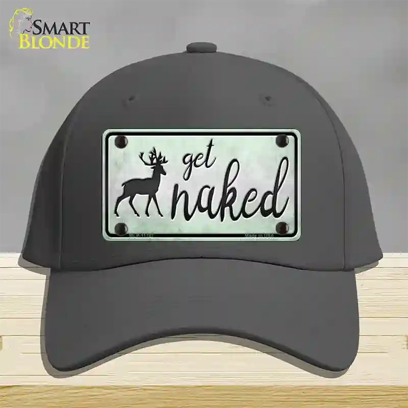 Get Naked Novelty License Plate Hat Cotton / Charcoal