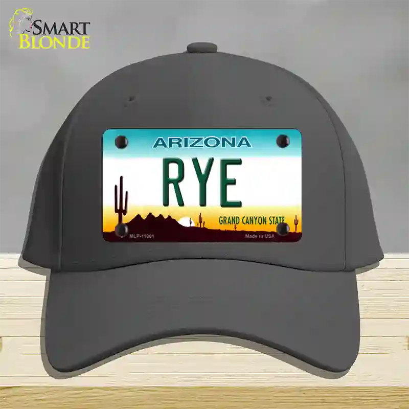 Rye Arizona Novelty License Plate Hat Cotton / Charcoal